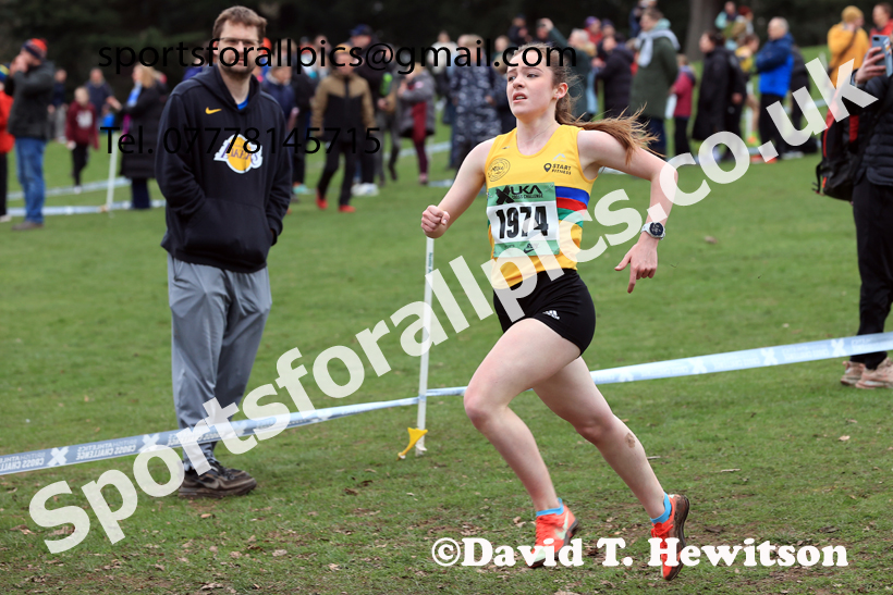 Girls Under-15s 2026 UK CAU Inter Counties Cross Country, Wollaton Park, Nottingham. Photo: David T. Hewitson/Sports for All Pics